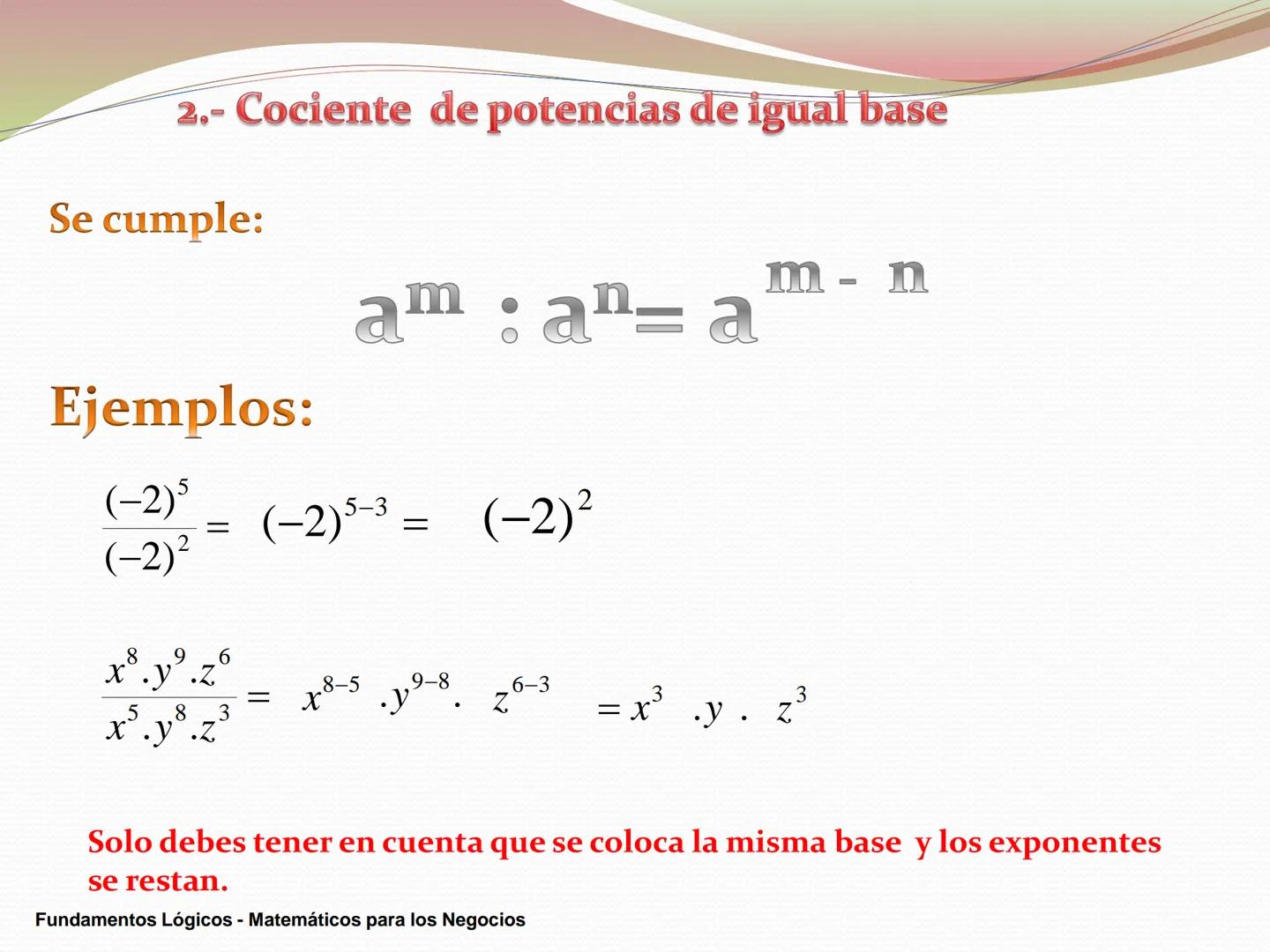 # Fundamentos Lógicos - Matemáticos
para los Negocios
Administración de negocios BLOQUE 1
02. Operaciones básicas y proporcionalidad .
S5