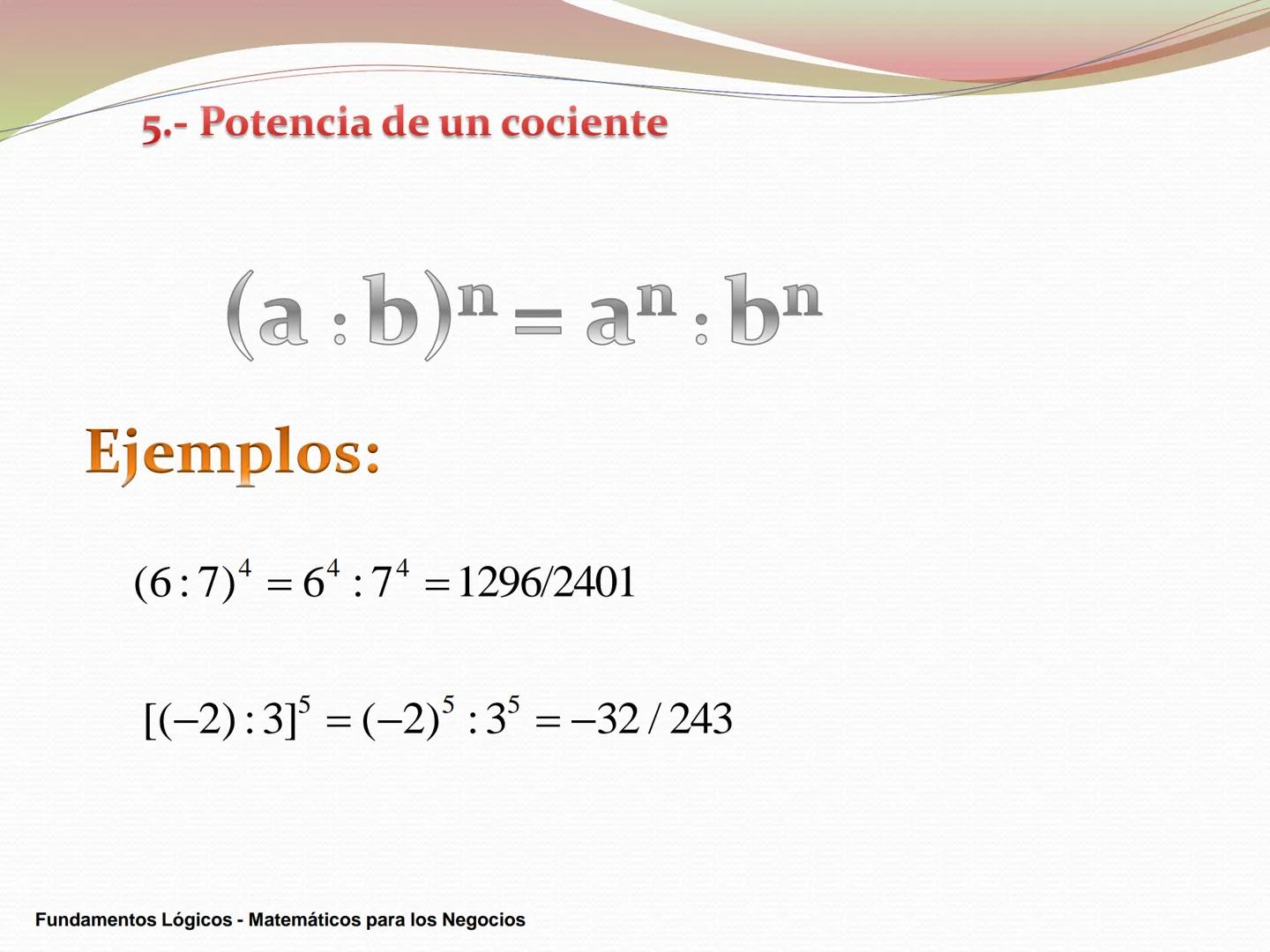 # Fundamentos Lógicos - Matemáticos
para los Negocios
Administración de negocios BLOQUE 1
02. Operaciones básicas y proporcionalidad .
S5
