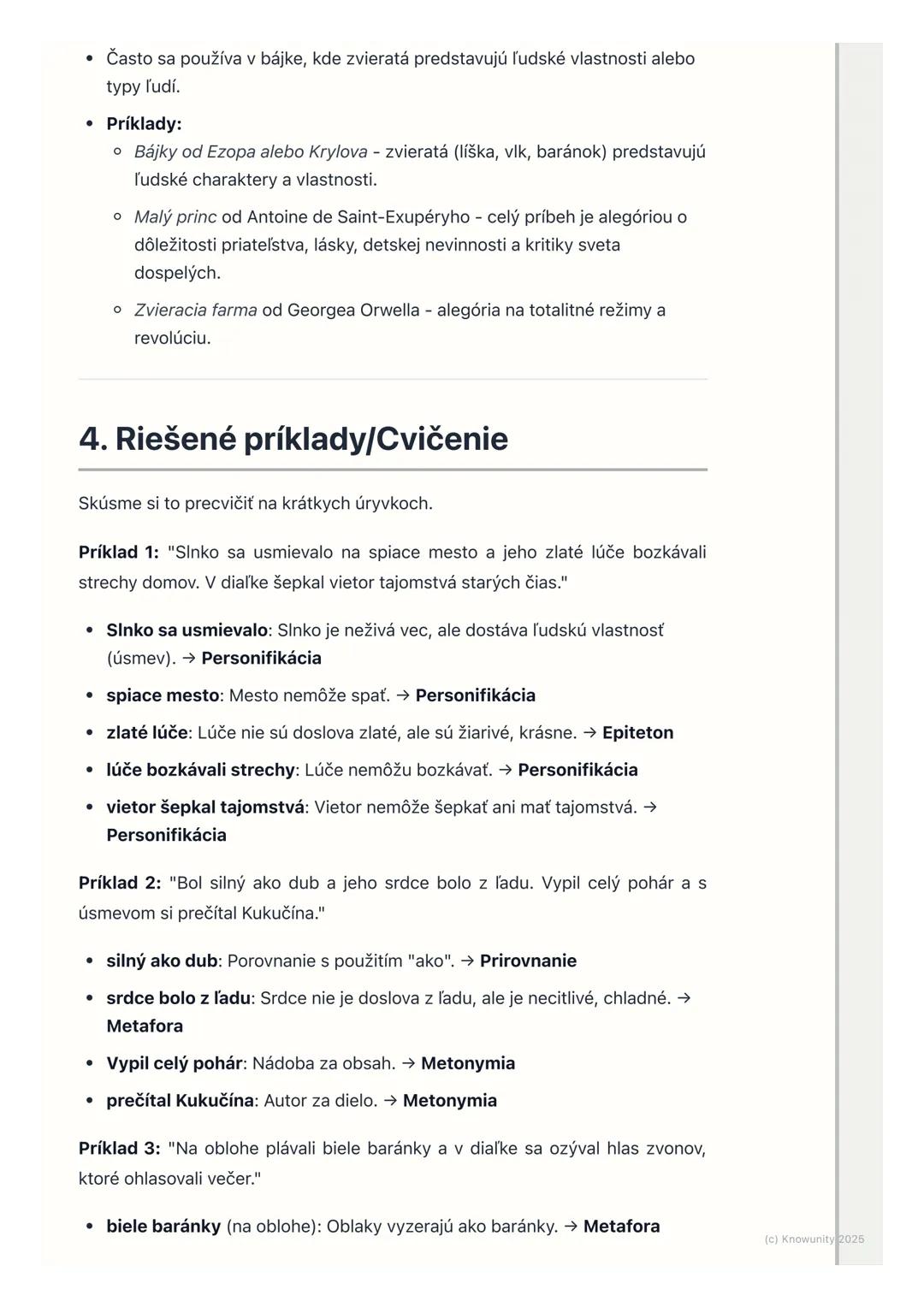 # Umelecké prostriedky
## 1. Prehľad a úvod
Umelecké prostriedky sú ako štetce a farby pre maliara, ale pre spisovateľa. Sú
to nástroje, k