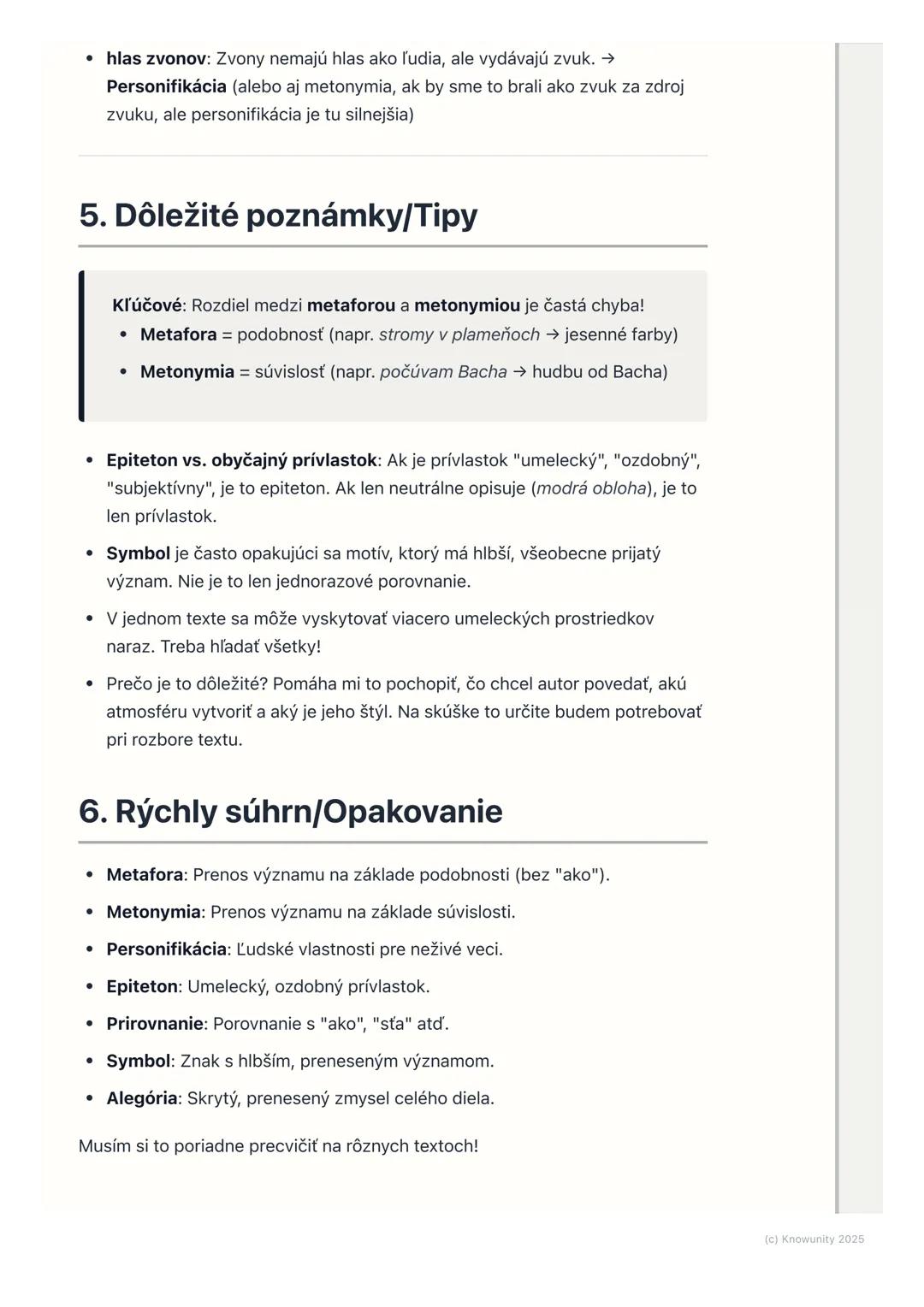 # Umelecké prostriedky
## 1. Prehľad a úvod
Umelecké prostriedky sú ako štetce a farby pre maliara, ale pre spisovateľa. Sú
to nástroje, k